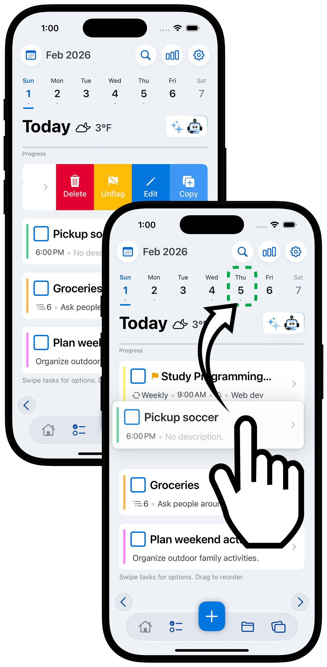 TaskBot App Interface