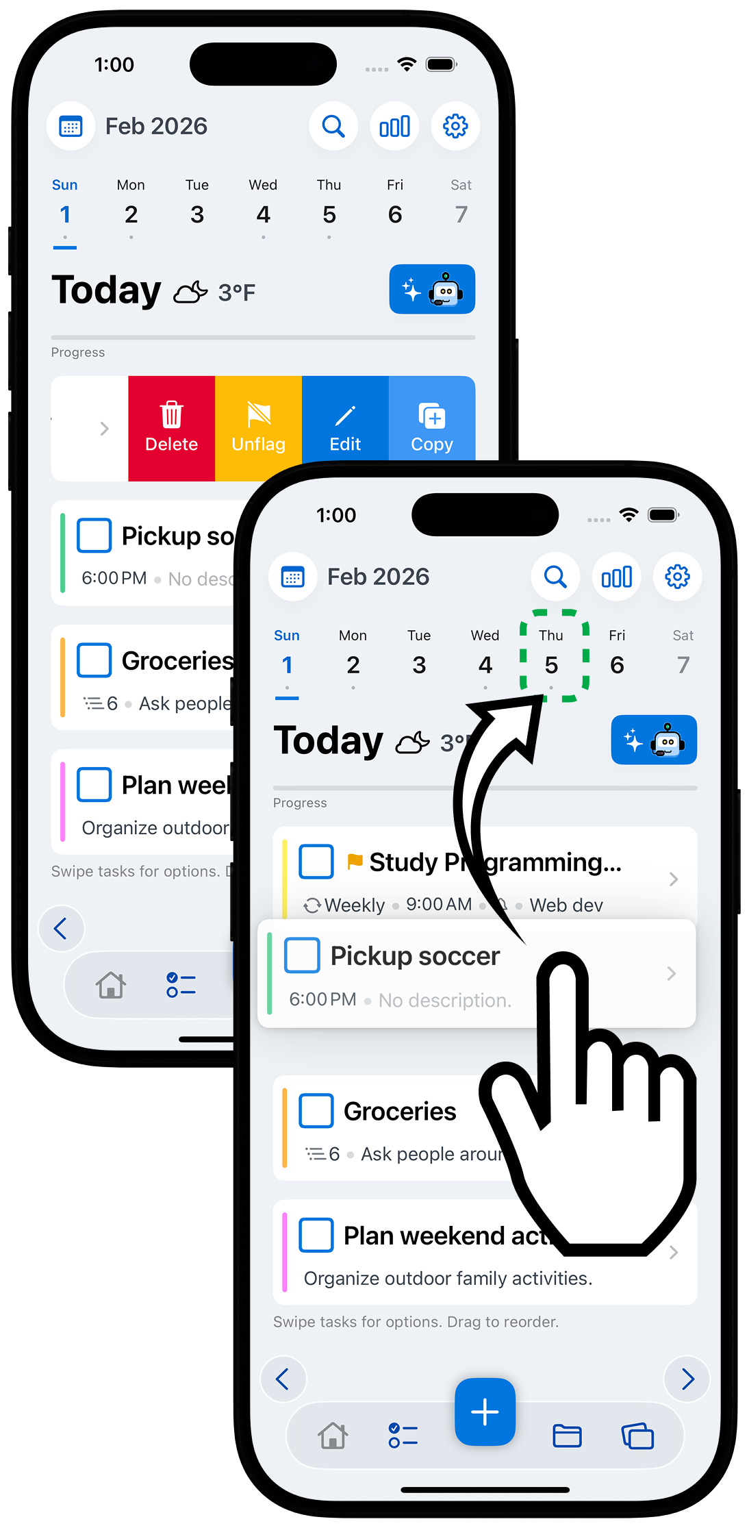 TaskBot App Interface