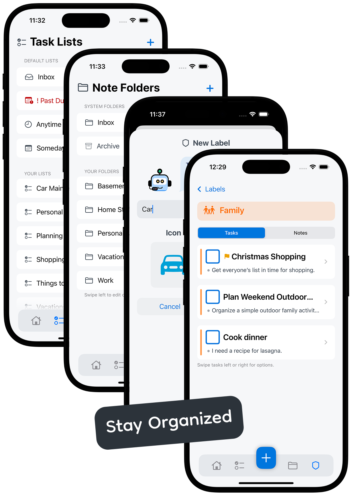 TaskBot App Interface